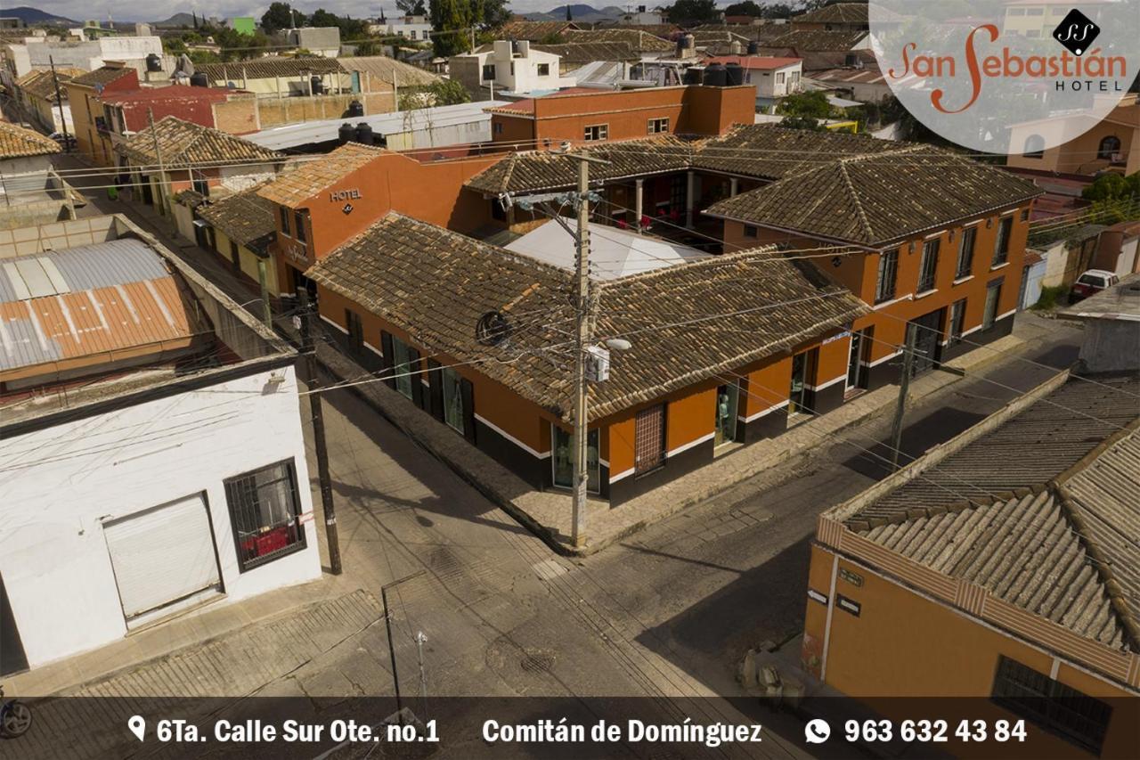 Hotel San Sebastian Comitan de Dominguez Esterno foto