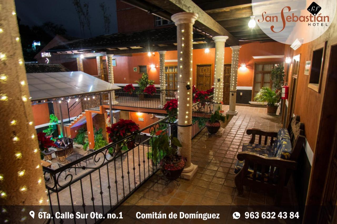 Hotel San Sebastian Comitan de Dominguez Esterno foto